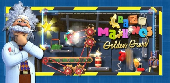 Viva Media unleashes Crazy Machines Golden Gears THD for Android