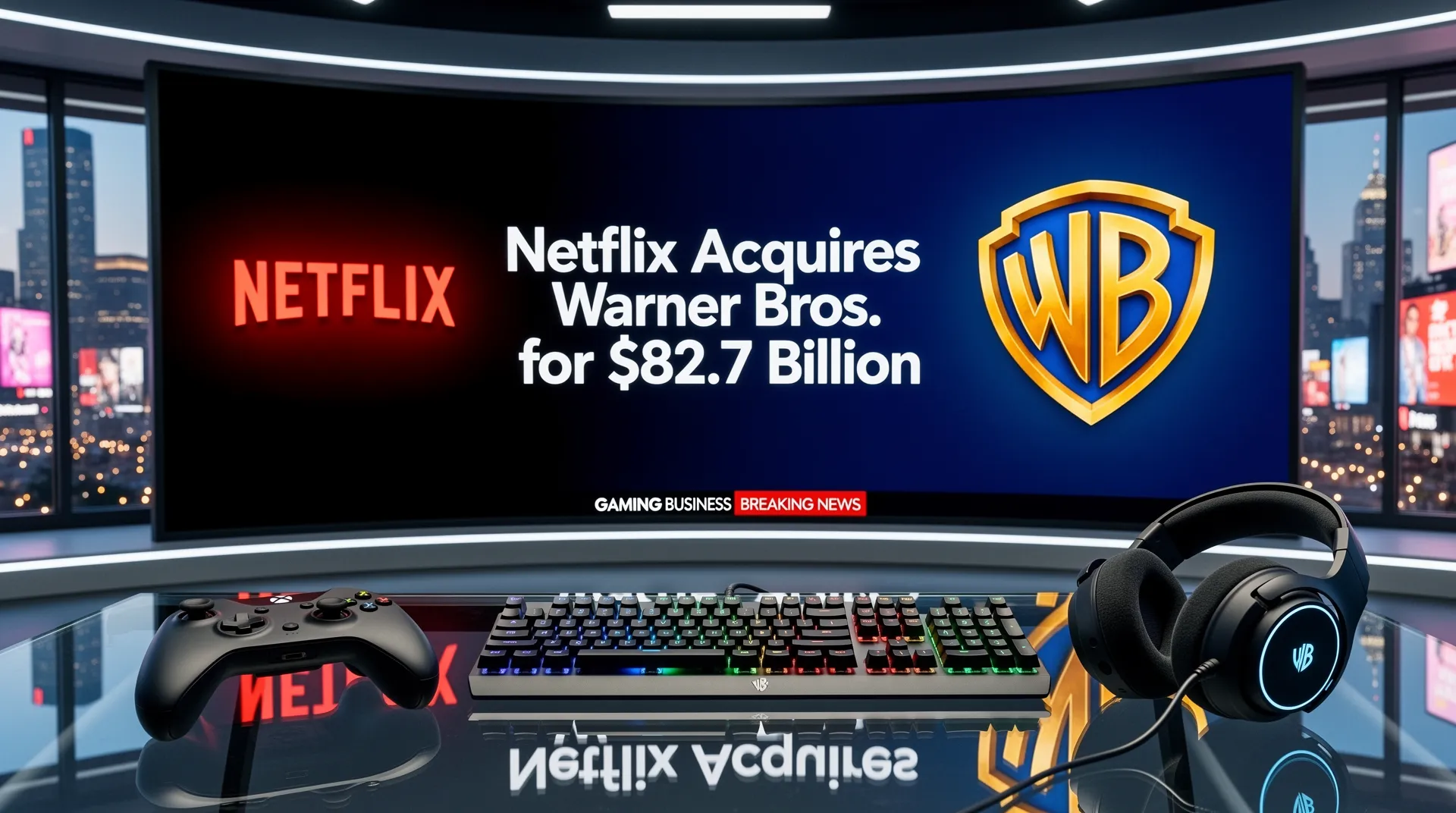 Netflix Acquires Warner Bros. for $82.7 Billion