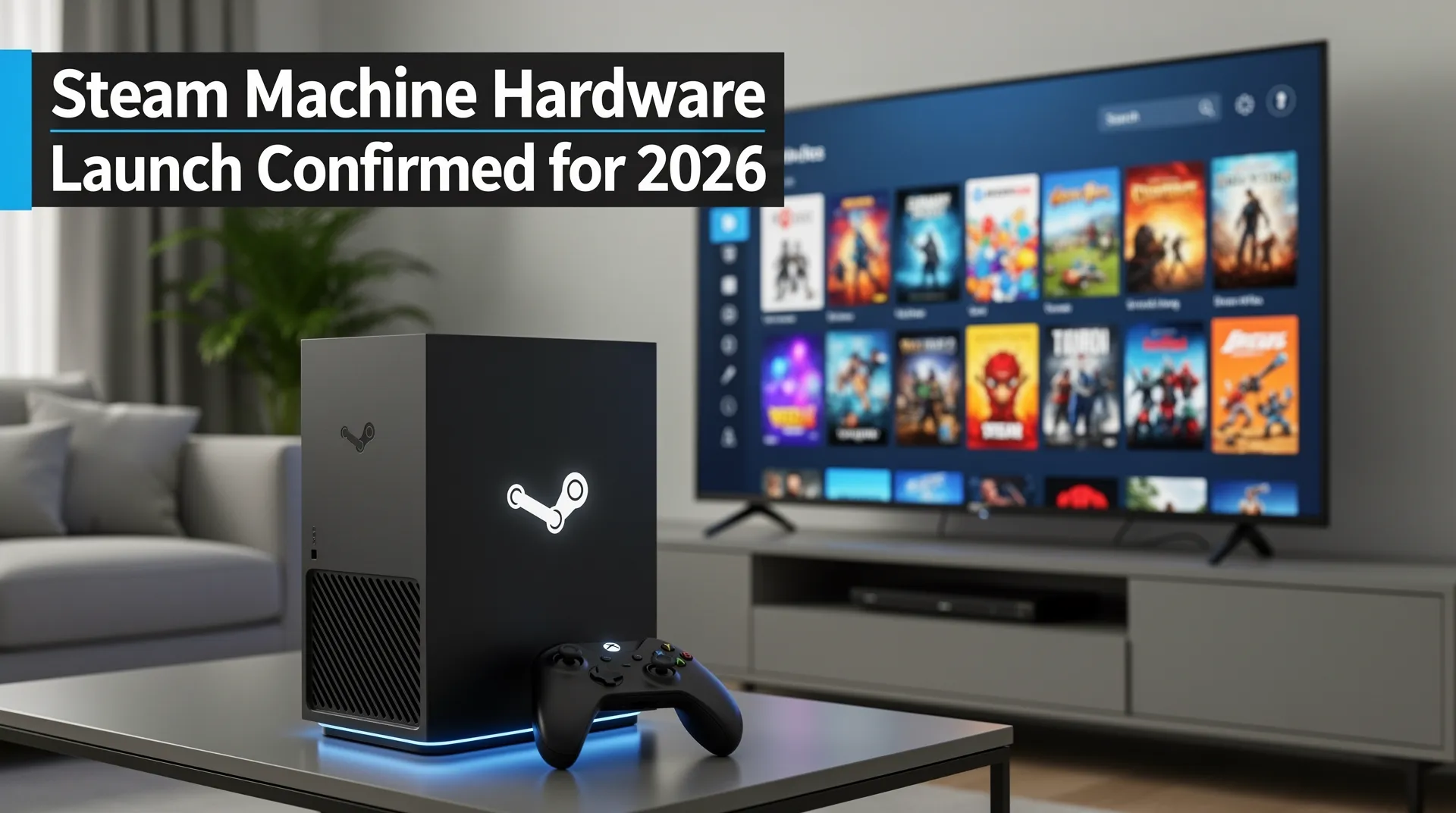 Steam Machine Hardware Launch Confirmed for 2026
