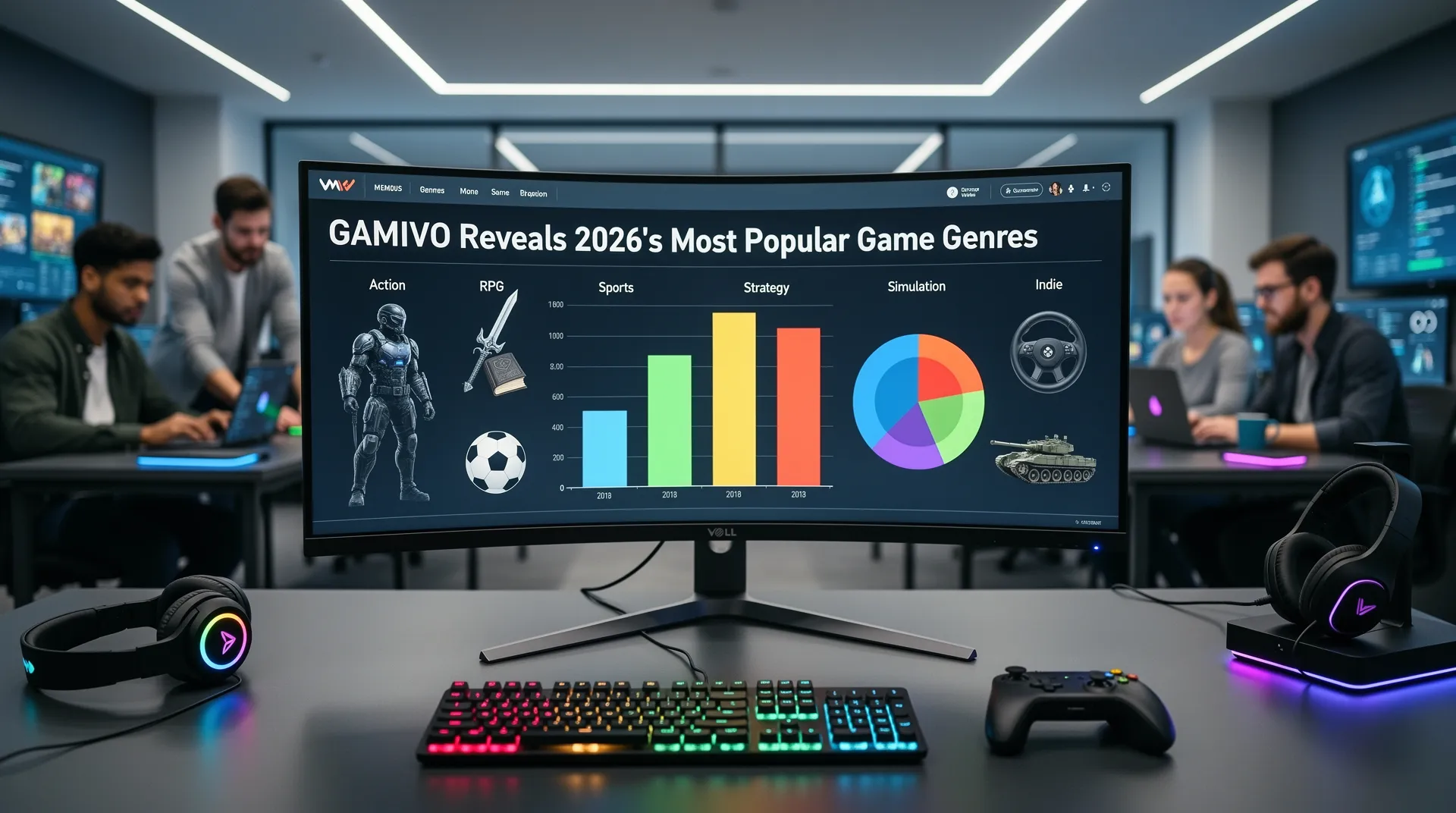 GAMIVO Reveals 2026's Most Popular Game Genres