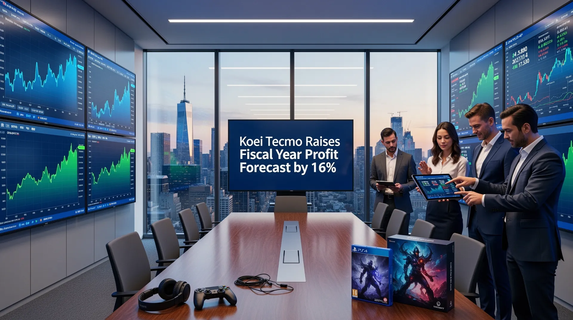 Koei Tecmo Raises Fiscal Year Profit Forecast by 16%