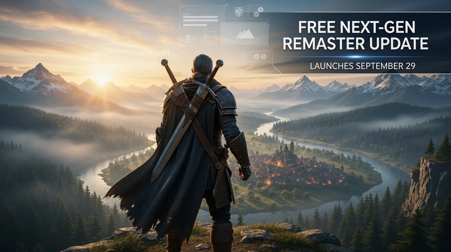 The Witcher 3: Wild Hunt Remastered Announced as FREE Upgrade — Launching Sept. 29